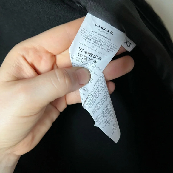 P.A.R.O.S.H. Wool and Goat fur bomber jacket, size XS - Picture 5 of 10